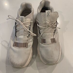 On Running Off-White Athletic Shoes